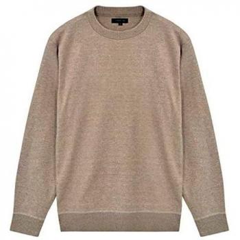 Pull-Over adulte vie XL 5X col rond beige homme