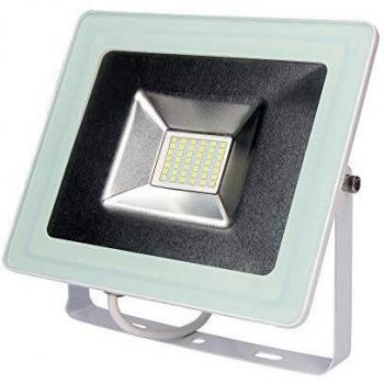 Edm 70374 Projecteur LED extra-plat, 30 W, 6400 K, 2100 lumens, noir