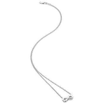Ewige Diamanten Halskette – Silver Infinity Halsschmuck DP893