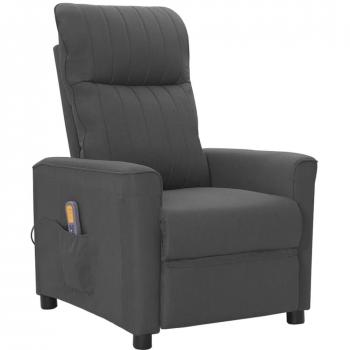 Massagecouch Vidaxl – Dunkelgrau, Stoff