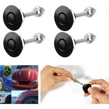 4Pcs Push Button Hood Latch Set