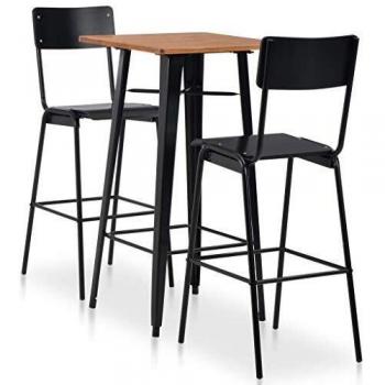 Mobilier Bar Noir Acier