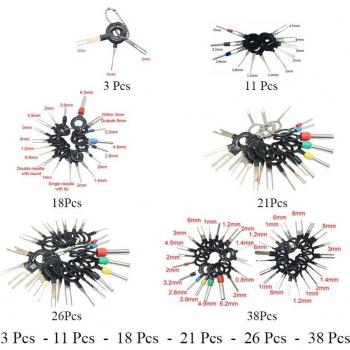 Automotive Wire Crimp Connector Extractor Kit
