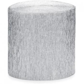 Carta crespa argento 4 rotoli da 10 metri