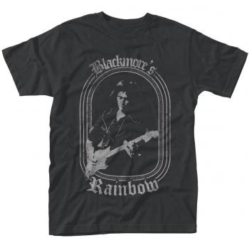 T-shirt noir Blackmore's Rainbow, homme, medium