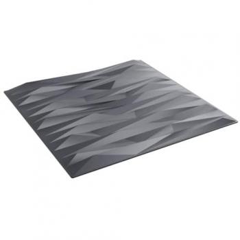 Wall Panels, 12 pieces, Gray, 50 x 50 cm, XPS, 3 m², vidaXL, Stone