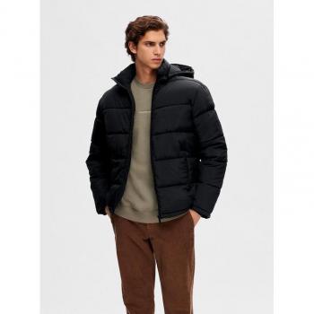 Selected Homme Winterjacke Cooper 16089957 Schwarz Trendy Fit