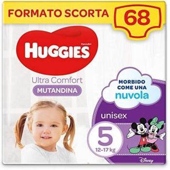 Huggies Ultra Soft 5/12‑17 kg – pacchetto da 68