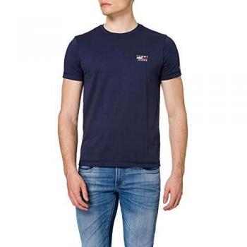 Tommy Jeans TJM Top Slim Fit High‑Neck Blu Notte S
