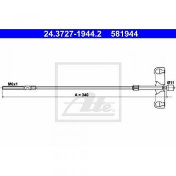 Cable de Fricción ATE 24.3727‑1944.2 para Manos