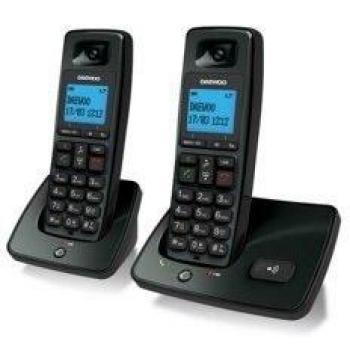 Teléfono DECT inalámbrico Daewoo DTD-4100 Duo negro