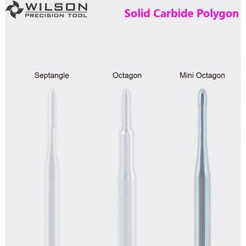 Zwei Einheiten VHM Polygon Wilson Nagelfeilen aus Hartmetall
