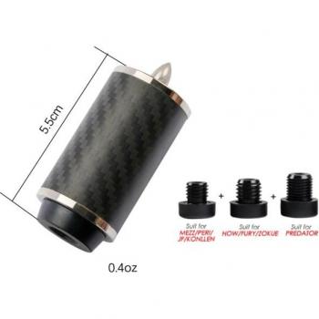 Carbon Fiber Billiard Cue Extension 2 4 8