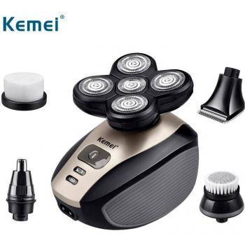 Kemei 5‑in‑1 Portable Men’s Shaving and Face Care Device