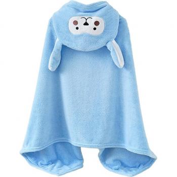 Mini Toalla Conejito para Niños – 150x65 cm (Azul)
