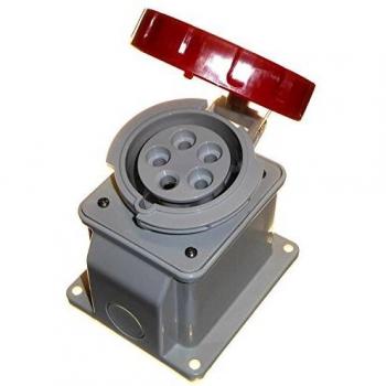 Socle de prise 32A 3P+N+T IP67 Rouge