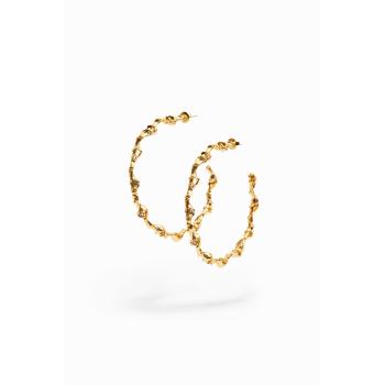 Orecchini XL d’Oro Placcati Zalio