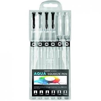 Molotow Set de pinceaux Aqua Squeeze, 2 unités