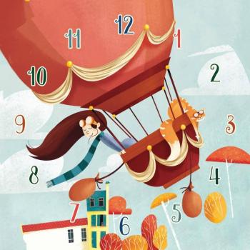 Horloge Ballon 30 cm Clemonti Puzzle