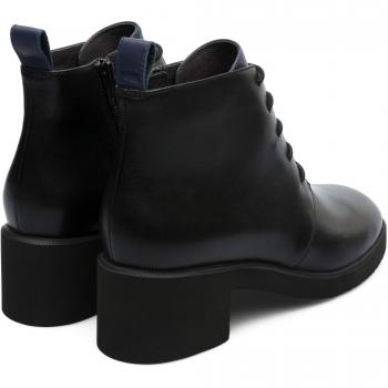 Black Smooth Leather Ankle Boots – Wonder, Size 40 (EU)