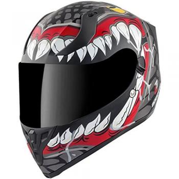 Naga V128 Casque Noir & Rouge, Taille XL Bogotto