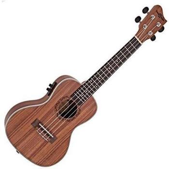 Koa Concert Electro-Ukulele by Gear4music