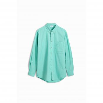 Camisa Verde de Algodão Manga Longa P/M Masculino