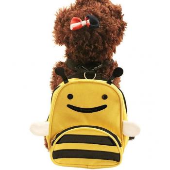 Canvas Dog Backpack Carrier Harness for Small Poodle