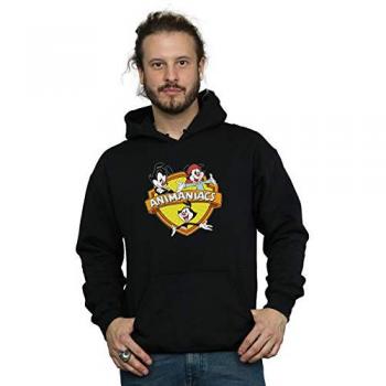 Animaniacs Black Crew‑neck Hoodie
