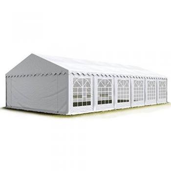 Tenda party 6x14 m in PVC bianco impermeabile