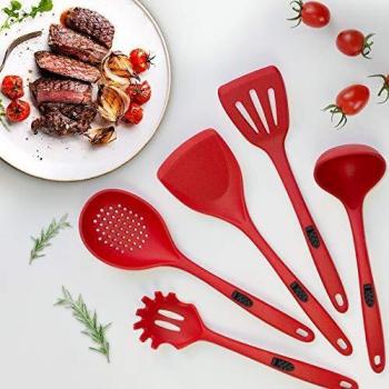 Hohe Temperaturbeständigkeit Silikon Set – Homease Küchenhelfer 5 teilig