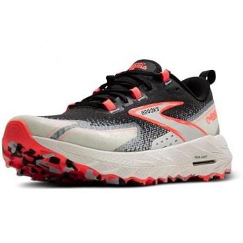 Women's Brooks Cascadia 18 Trail Running Shoes – Black/Blue, 9.5, B Mid