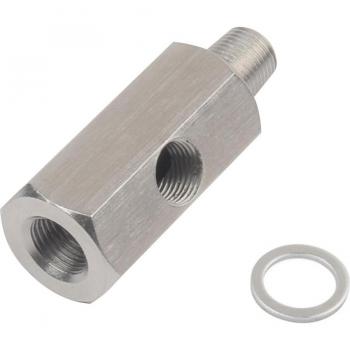 Stainless Steel 1/8 BSPT Oil Pressure Sensor Tee for Turbo Gauge