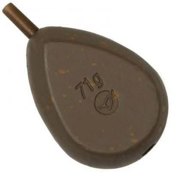 Korda 3oz Flat Pear Inline Carp Weights (Blistered, 2 Pack)