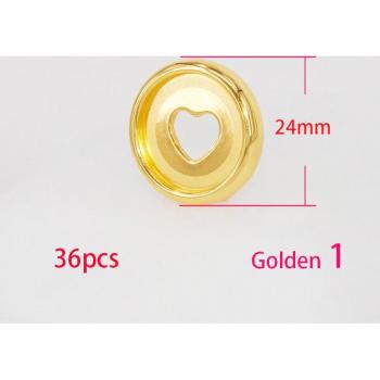 36 Pack 24mm Plastic Binding Rings for Office Supplies