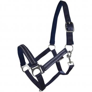 Hansbo Sports Halter with Navy Reflector Strip
