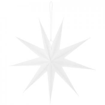 Witte decoratieve papieren ster 45 cm