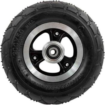 Roue de trottinette 8 pouces 200x50, pneu plein, moyeu en alliage