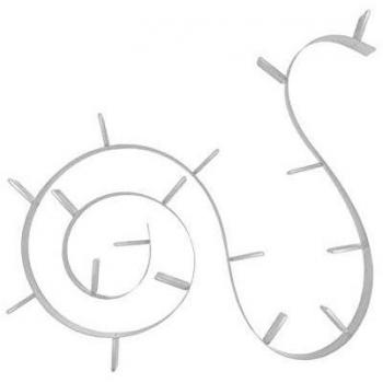 Kartell Bookworm Bücherschrank – Grauer Kunststoff, 20 × 19 × 820 mm