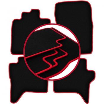 Tapis de voiture sur mesure CARLUX-RED pour Mitsubishi Pajero IV long (2006-2018)
