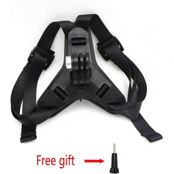 Soporte mentonera para motocicleta