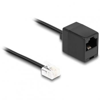 Cable RJ11‑RJ45 10 m, Negro – DeLOCK