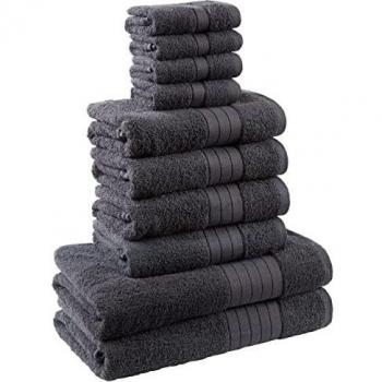 Charcoal 10 Piece Luxury Towel Set