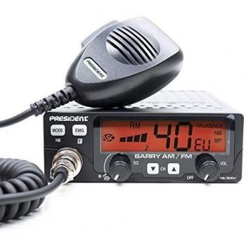 Präsident Barry 3 Farben 40-Kanal 4 Watt AM/FM Mobilfunkgerät