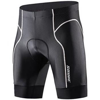 VelocityGear Red 4D Padded Cycling Shorts for Men