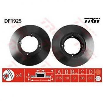 TRW DF1925 Disco Freno