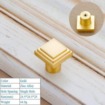 Imitation Copper Round Square Cabinet Door Handle