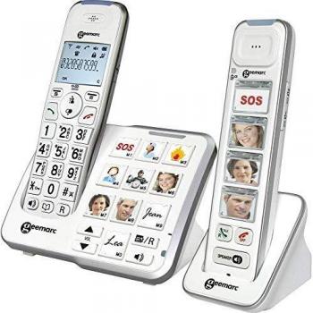 Geemarc Mobility Pack Schnurloses Telefon mit großen Tasten und Anrufbeantworter