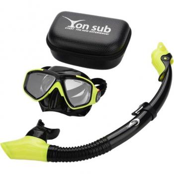 High-Definition Scuba Mask and Snorkel Combo