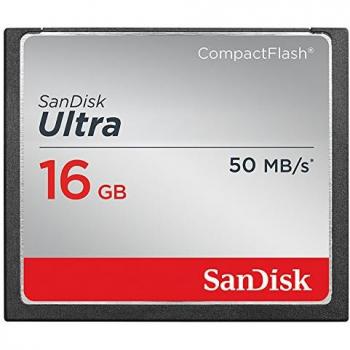SanDisk SDCFHS-016G-G46 16GB Ultra CompactFlash 50MB/s Memory Card-UK